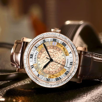 Šveitsi luksuslik käekell kella vintage reloj mehaaniline vaadata originaalne disain relogios masculino veekindel relojes hombre 138173
